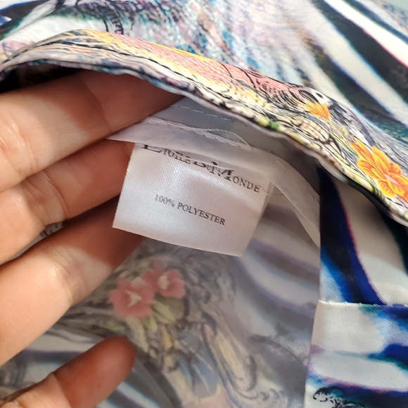 Etoile Du Monde Multicolor Button Jacket - Picture 11 of 16